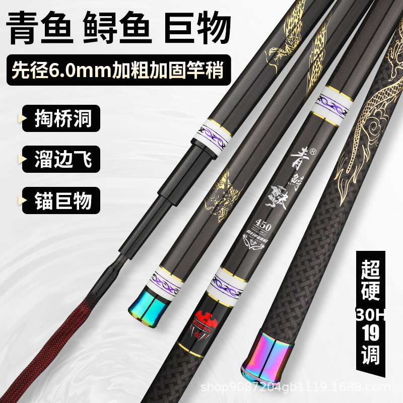 Surf Fishing Equipment - Casting Fishing Rod Carbon Fiber Telescopic