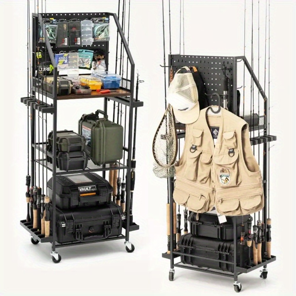Fishing Rod Holders for Garage - đánh giá và giá Fishing Equipment Organizer