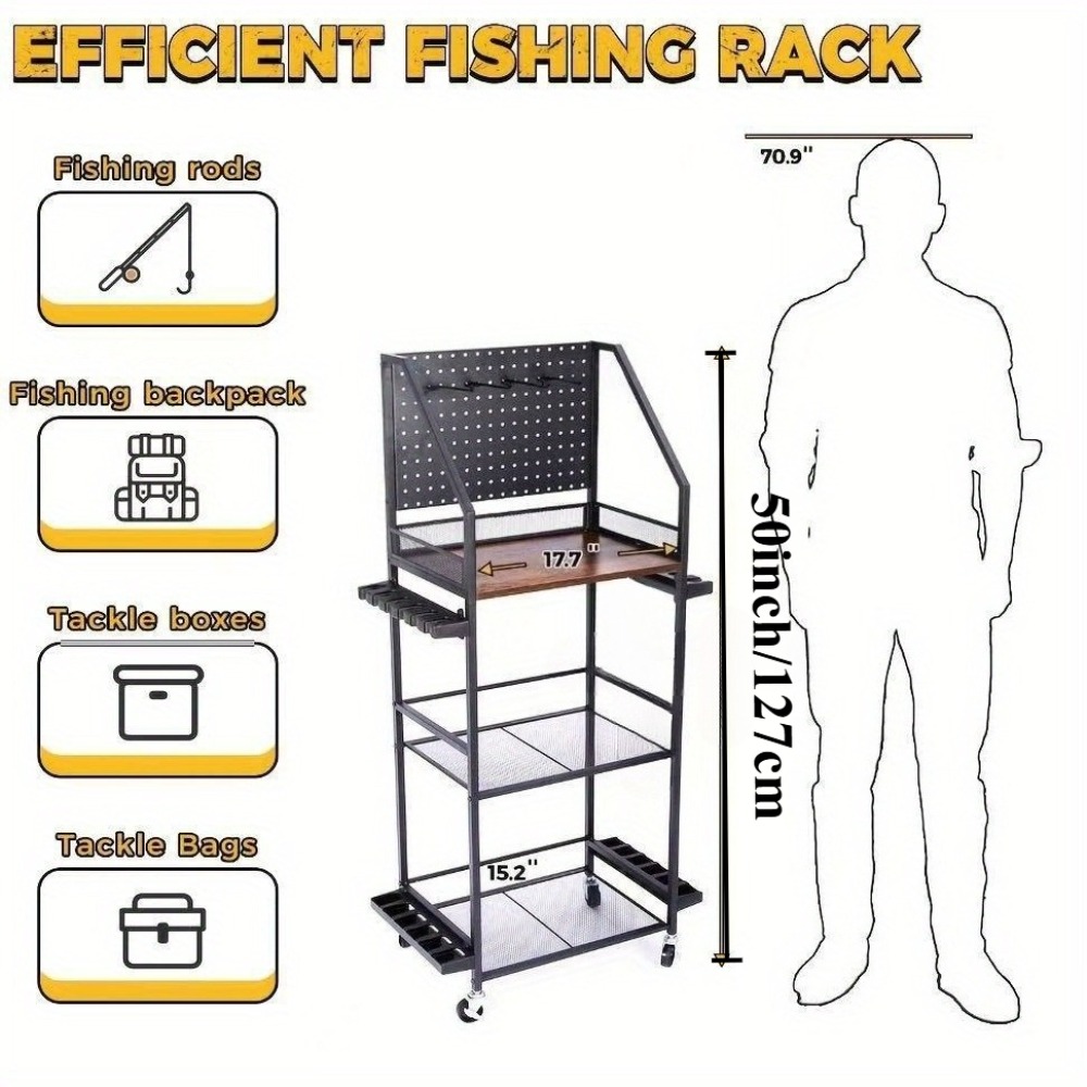 Fishing Rod Holders for Garage - đánh giá và giá Fishing Equipment Organizer