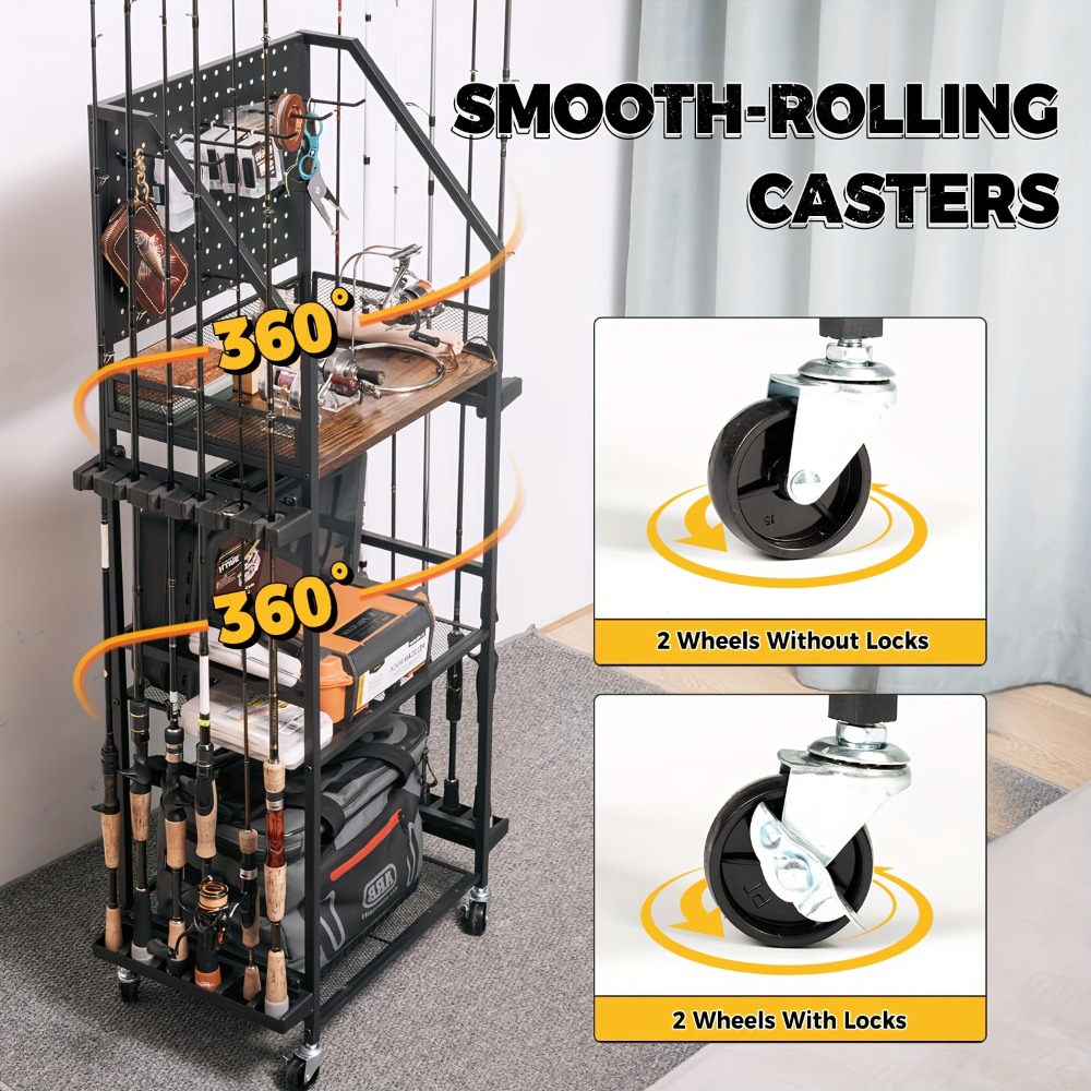 Fishing Rod Holders for Garage - đánh giá và giá Fishing Equipment Organizer